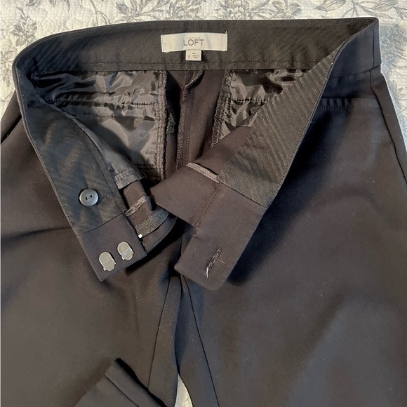 Ann Taylor LOFT Classic ZOE Black Pants Trousers Size 0 Like New - Picture 3 of 11